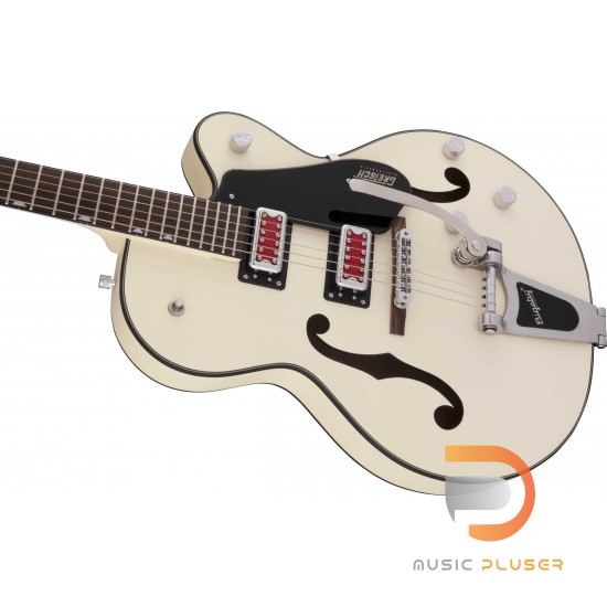 G5410T ELECTROMATIC® “RAT ROD” HOLLOW BODY SINGLE-CUT WITH BIGSBY®, MATTE VINTAGE WHITE
