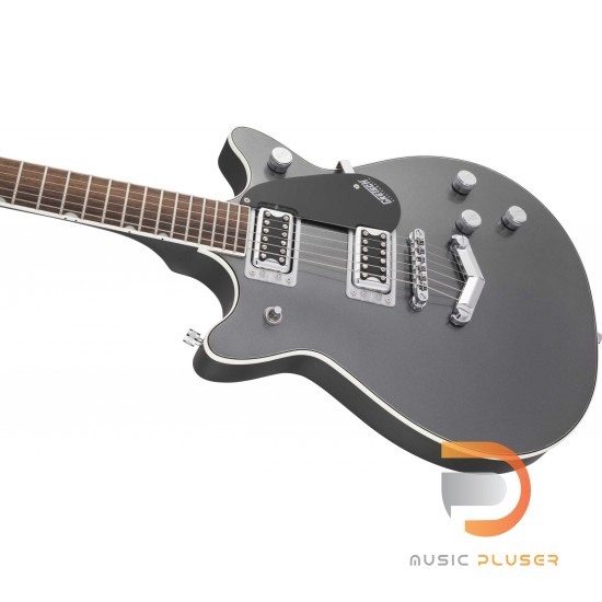 GRETSCH G5222 ELECTROMATIC DOUBLE JET BT WITH V-STOPTAIL LONDON GREY