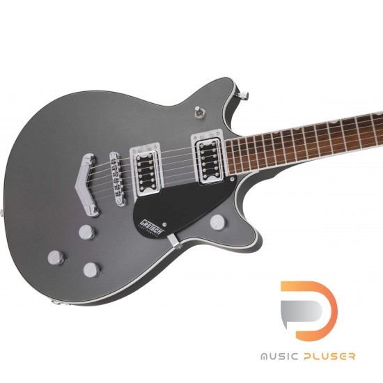 GRETSCH G5222 ELECTROMATIC DOUBLE JET BT WITH V-STOPTAIL LONDON GREY