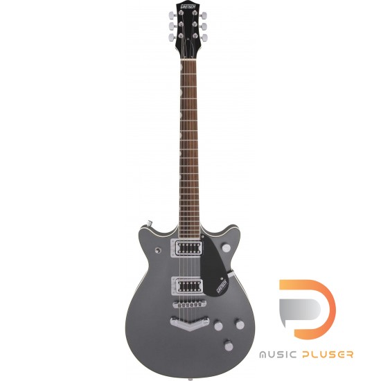 GRETSCH G5222 ELECTROMATIC DOUBLE JET BT WITH V-STOPTAIL LONDON GREY