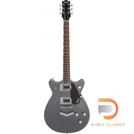 GRETSCH G5222 ELECTROMATIC DOUBLE JET BT WITH V-STOPTAIL LONDON GREY GRETSCH G5222 ELECTROMATIC DOUBLE JET BT WITH V-STOPTAIL LONDON GREY