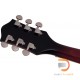 Gredtsch G2655-P90 STREAMLINER™ CENTER BLOCK JR. DOUBLE-CUT P90 WITH V-STOPTAIL CLARET BURST