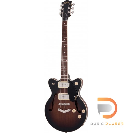 Gretsch G2655-P90 STREAMLINER™ CENTER BLOCK JR. DOUBLE-CUT P90 WITH V-STOPTAIL BROWNSTONE