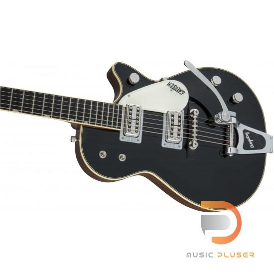 Gretsch G6128T Duo Jet™ with Bigsby®, Ebony Fingerboard, Black Gretsch G6128T Duo Jet™ with Bigsby®, Ebony Fingerboard, Black