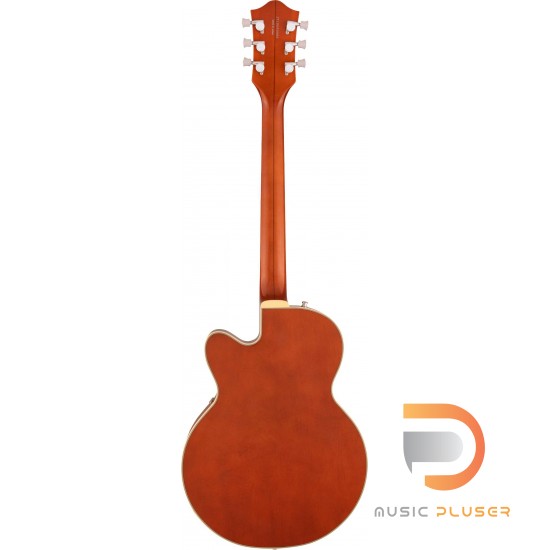 Gretsch G6659T Players Edition Broadkaster® Jr. Center Block Single-Cut with String-Thru Bigsby®, USA Full’Tron™ Pickups, Ebony Fingerboard, Roundup Orange Gretsch G6659T Players Edition Broadkaster® Jr. Center Block Single-Cut with String-Thru Bigsby®, USA Full’Tron™ Pickups, Ebony Fingerboard, Roundup Orange