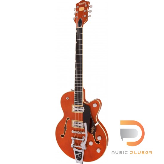 Gretsch G6659T Players Edition Broadkaster® Jr. Center Block Single-Cut with String-Thru Bigsby®, USA Full’Tron™ Pickups, Ebony Fingerboard, Roundup Orange Gretsch G6659T Players Edition Broadkaster® Jr. Center Block Single-Cut with String-Thru Bigsby®, USA Full’Tron™ Pickups, Ebony Fingerboard, Roundup Orange
