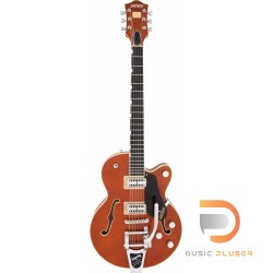 Gretsch G6659T Players Edition Broadkaster® Jr. Center Block Single-Cut with String-Thru Bigsby®, USA Full’Tron™ Pickups, Ebony Fingerboard, Roundup Orange