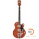 Gretsch G6659T Players Edition Broadkaster® Jr. Center Block Single-Cut with String-Thru Bigsby®, USA Full’Tron™ Pickups, Ebony Fingerboard, Roundup Orange Gretsch G6659T Players Edition Broadkaster® Jr. Center Block Single-Cut with String-Thru Bigsby®, USA Full’Tron™ Pickups, Ebony Fingerboard, Roundup Orange