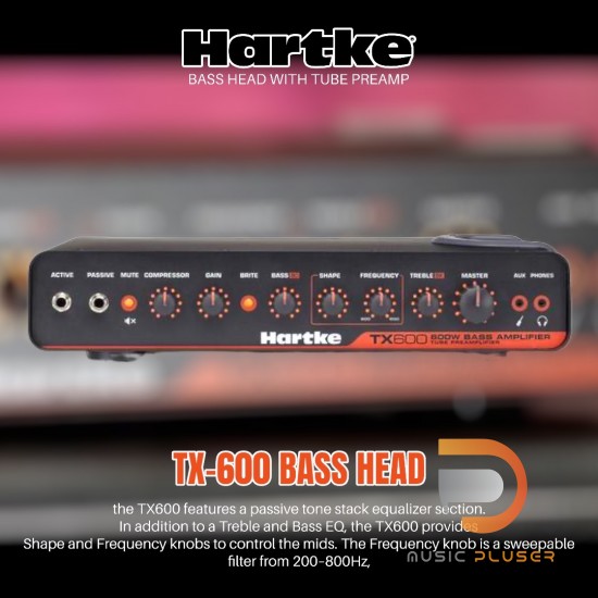 HARTKE TX-600 BASS HEAD HARTKE TX-600 BASS HEAD