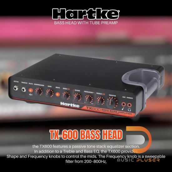 HARTKE TX-600 BASS HEAD HARTKE TX-600 BASS HEAD