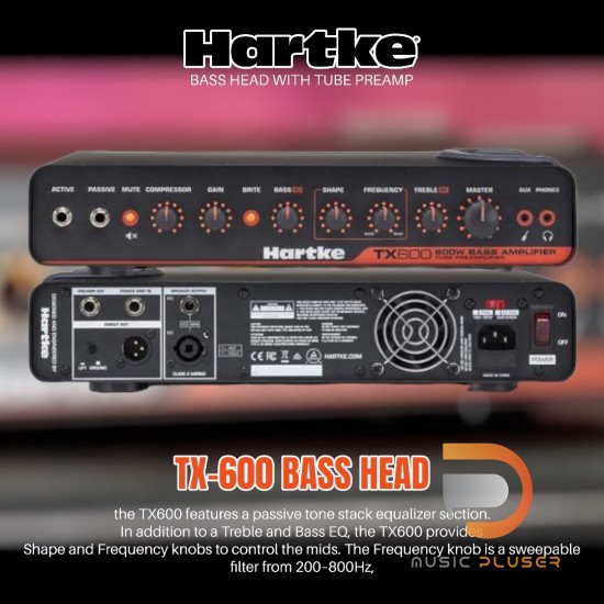HARTKE TX-600 BASS HEAD HARTKE TX-600 BASS HEAD