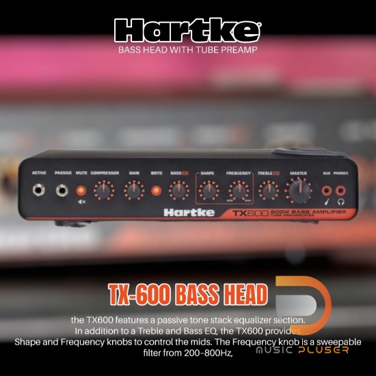 HARTKE TX-600 BASS HEAD HARTKE TX-600 BASS HEAD