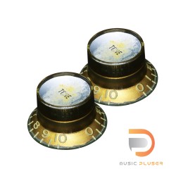 HOSCO Tone Hat Knob Relic Gold KG-130TSI/R (2 pcs)