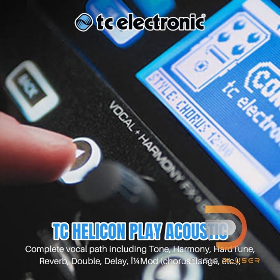 เอฟเฟคร้อง เอฟเฟคกีต้าร์ Tc Helicon Play Acoustic เอฟเฟคร้อง เอฟเฟคกีต้าร์ Tc Helicon Play Acoustic
