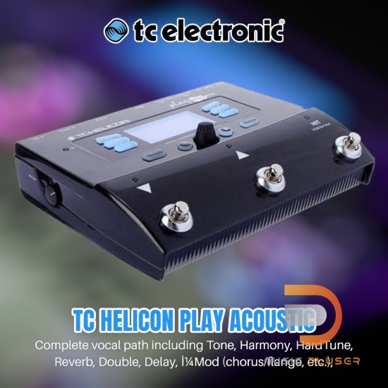 เอฟเฟคร้อง เอฟเฟคกีต้าร์ Tc Helicon Play Acoustic เอฟเฟคร้อง เอฟเฟคกีต้าร์ Tc Helicon Play Acoustic
