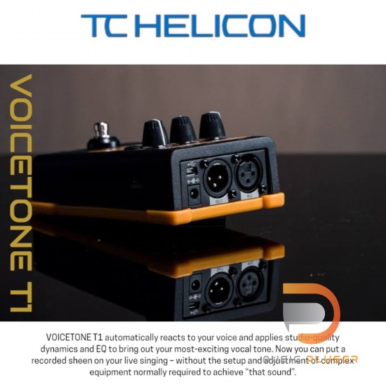 TC Helicon VoiceTone T1 Adaptive Tone and Dynamics TC Helicon VoiceTone T1 Adaptive Tone and Dynamics