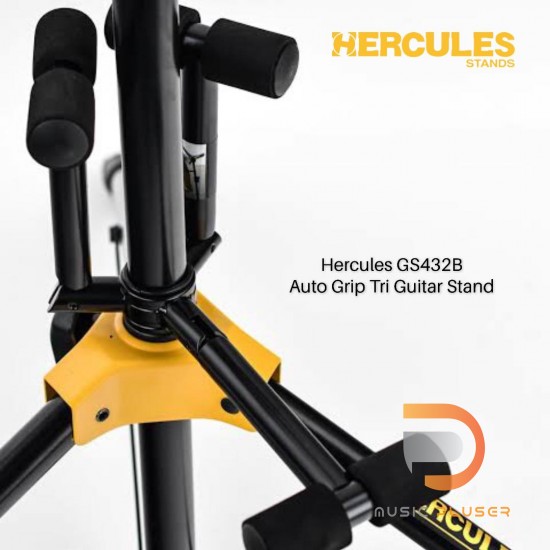 Hercules GS432B Auto Grip Tri Guitar Stand