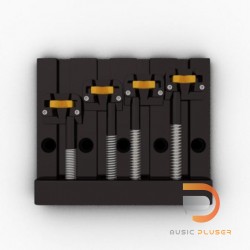 Hipshot KickAss 4 String Bass Bridge Black