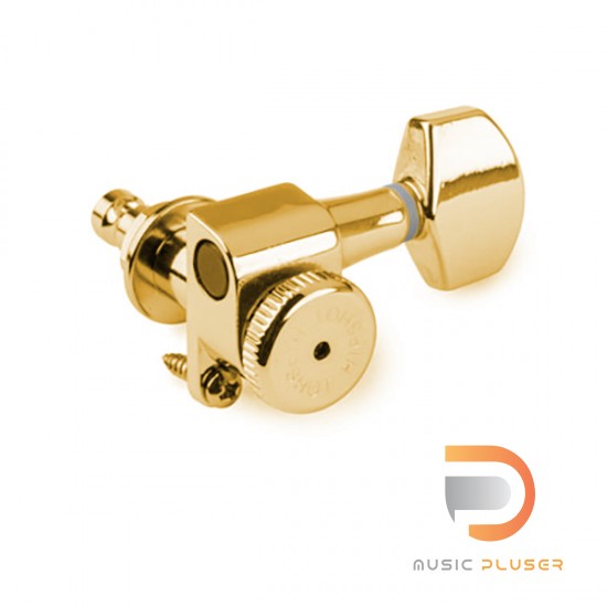 Hipshot Machine Heads Grip-Lock Closed Gold 3+3