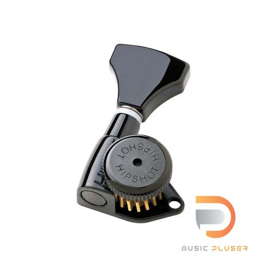 Hipshot Machine Heads Grip-Lock Open Stag Black L6 Hipshot Machine Heads Grip-Lock Open Stag Black L6