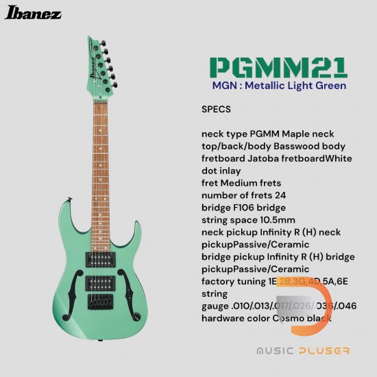 กีตาร์ไฟฟ้า Ibanez PGMM Paul Gilbert Mikro Guitar กีตาร์ไฟฟ้า Ibanez PGMM Paul Gilbert Mikro Guitar