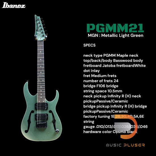 กีตาร์ไฟฟ้า Ibanez PGMM Paul Gilbert Mikro Guitar กีตาร์ไฟฟ้า Ibanez PGMM Paul Gilbert Mikro Guitar