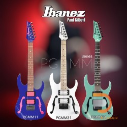 กีตาร์ไฟฟ้า Ibanez PGMM Paul Gilbert Mikro Guitar