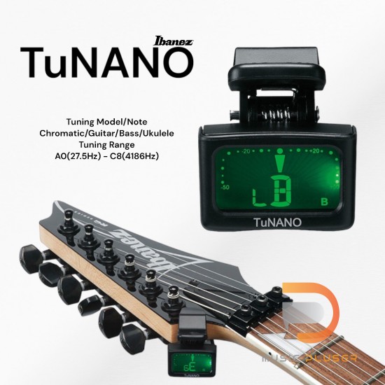 Ibanez TuNANO Clip-On Guitar Tuner Ibanez TuNANO Clip-On Guitar Tuner