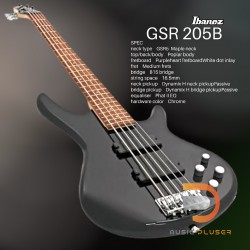 กีตาร์เบสไฟฟ้า Ibanez GSR205-BKN (5 Strings)