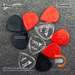 ปิ๊กกีต้าร์ Ibanez และ ปิ๊กกีต้าร์ Jim Dunlop คละแบบ งานดีๆจาก Japan และ USA จับกระชับถนัดมือ