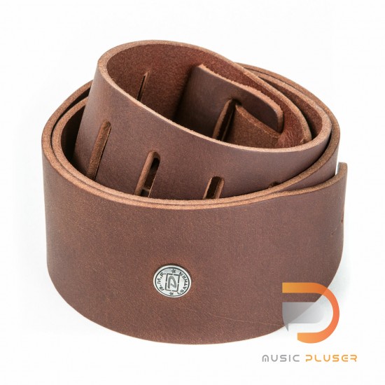 DUNLOP BMF 2.5 IN BELT LEATHER BROWN STRAP BMF13BR