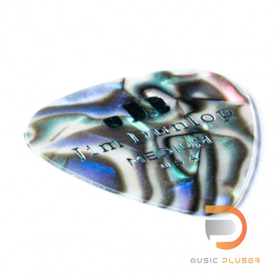 DUNLOP CELLULOID ABALONE PICK MEDIUM 483-14MD