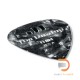 DUNLOP CELLULOID BLACK PEARLOID PICK THIN 483-02TH