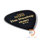 DUNLOP CELLULOID BLACK PICK HEAVY 483-03HV