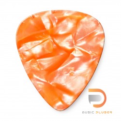 DUNLOP CELLULOID ORANGE PEARLOID PICK THIN 483-08TH