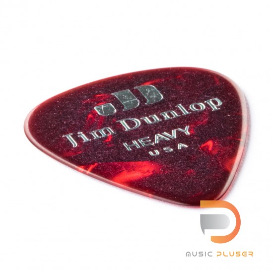 DUNLOP CELLULOID RED PEARLOID PICK HEAVY 483-09HV