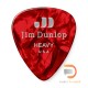 DUNLOP CELLULOID RED PEARLOID PICK HEAVY 483-09HV