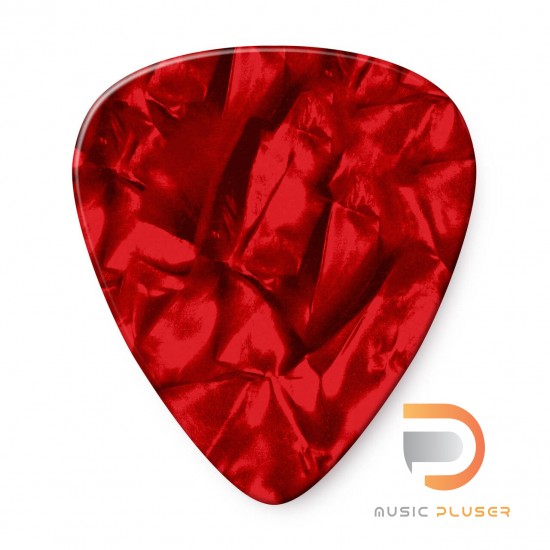 DUNLOP CELLULOID RED PEARLOID PICK MEDIUM 483-09MD