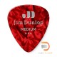 DUNLOP CELLULOID RED PEARLOID PICK MEDIUM 483-09MD