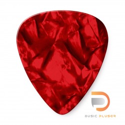 DUNLOP CELLULOID RED PEARLOID PICK THIN 483-09TH