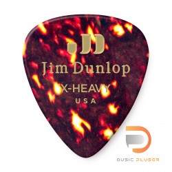 DUNLOP CELLULOID SHELL PICK EXTRA HEAVY 483-05XH