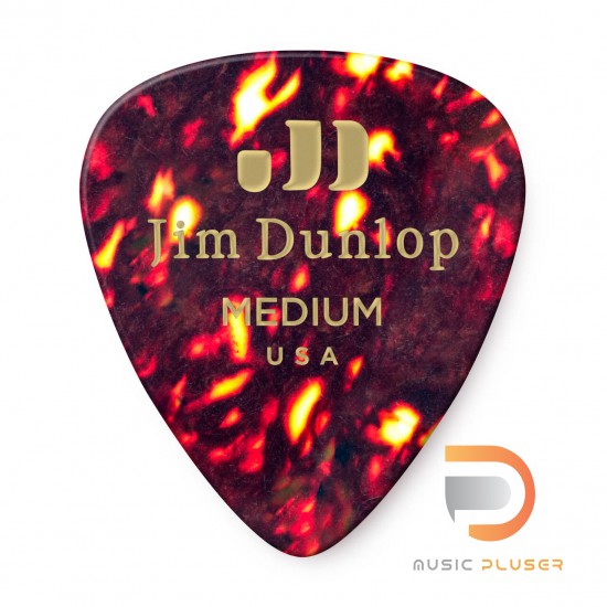 DUNLOP CELLULOID SHELL PICK MEDIUM 483-05MD