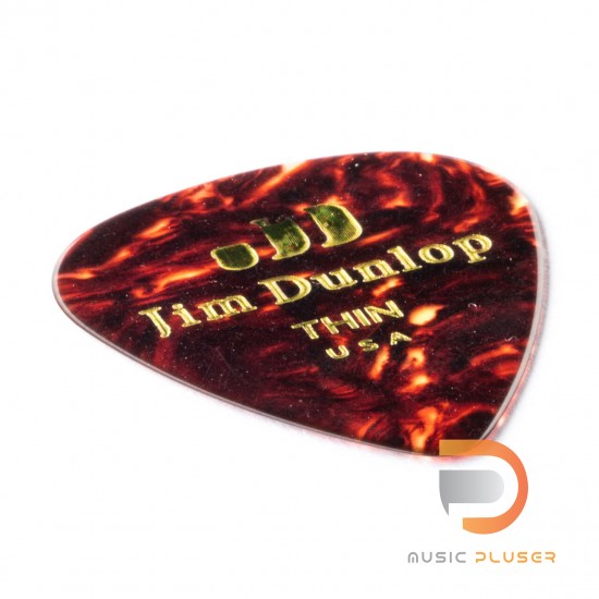 DUNLOP CELLULOID SHELL PICK THIN 483-05TH