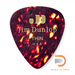 DUNLOP CELLULOID SHELL PICK THIN 483-05TH