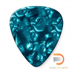 DUNLOP CELLULOID TURQUOISE PEARLOID PICK HEAVY 483-11HV