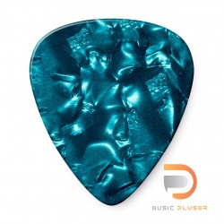 DUNLOP CELLULOID TURQUOISE PEARLOID PICK MEDIUM 483-11MD