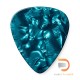 DUNLOP CELLULOID TURQUOISE PEARLOID PICK MEDIUM 483-11MD