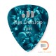 DUNLOP CELLULOID TURQUOISE PEARLOID PICK THIN 483-11TH