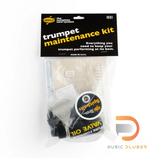 DUNLOP HERCO TRUMPET OR CORNET CARE KITS HE81