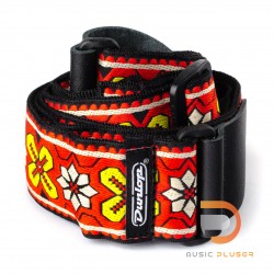 DUNLOP JACQUARD AVALON RED STRAP D6703RD